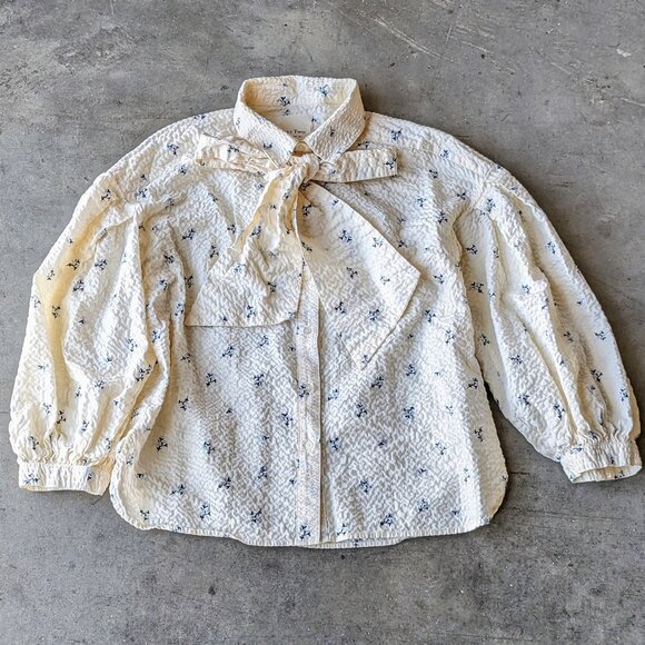 Part Two Copenhagen Floral NineaPW Long Sleeved Shirt size 40 - Picture 2 of 9